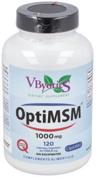 Дієтична добавка Vbyotics Opti MSM 1000 мг 120 tabletek (8587320006056)