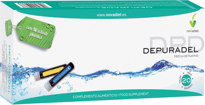 Suplement diety Novadiet Depuradel 20 ampułek (8425652550383)