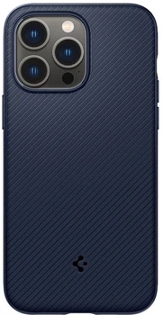 Etui plecki Spigen Mag Armor do Apple iPhone 14 Pro Max Navy Blue (8809811863765)