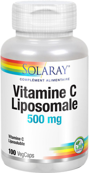 Suplement diety Solaray Lipovitamin C 500 mg 100 kapsułek (76280574197)
