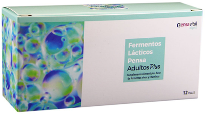 Дієтична добавка Pensavital Fermentos Lacticos Adultos Plus 12 флаконів (8470001948557)