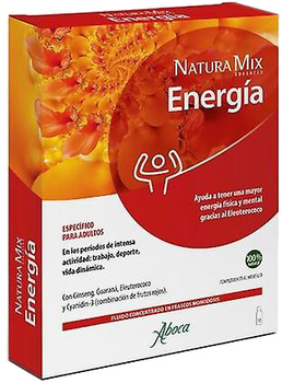 Suplement diety Aboca Natura Mix Advanced Energy - Fluid Concentrate 10 fiolek (8032472016809)