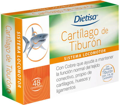 Suplement diety Dietisa Ideceron Cartilago Tiburon 48 tabletek (8414200204250)
