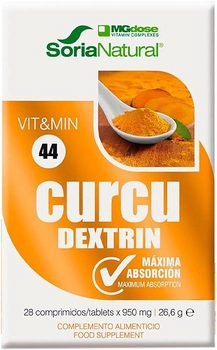 Дієтична добавка Mgdose Curcu Dextrin 950 мг 28 таблеток (8422947595449)