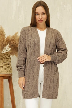 Кардиган 227 кофе 46-54