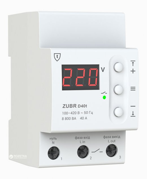 Реле напруги ZUBR D40t
