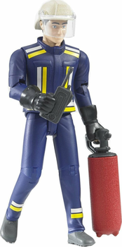 Фігурка Bruder - Пожежник з аксесуарами 11 см (4001702601003)