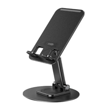 Подставка для телефона XO C108 Small Disc Rotating 360° Metal Phone Holder Black