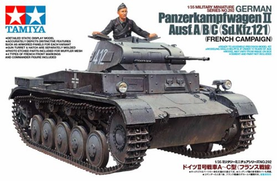 Модель для склеювання Tamiya German PzKw II Ausf. A/B/C (4950344352920)