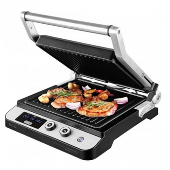 Гриль ECG KG 1000 Gourmet 2000Вт 2 пари панелей 288х258мм 60-230 6 рівнів товщини (Чехія)