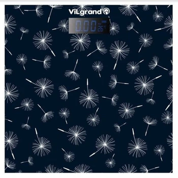Весы напольные Vilgrand VFS-1828TN 180 кг стекло 28.8х28.8 см Dark Blue