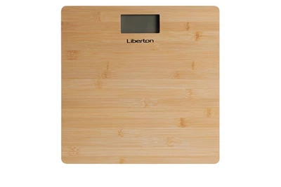 Весы напольные Liberton LBS-0807 180 кг бамбук подсветка дисплея индикатор заряда