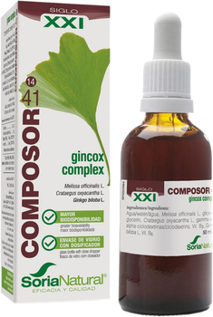 Ekstrakt Soria Natural Composor 41 Gincox S XXl 50 ml (8422947152147)