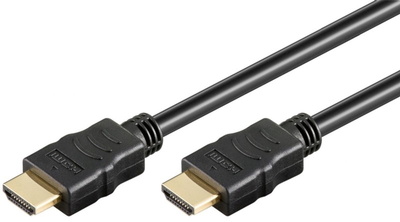Kабель HDMI Goobay High Speed з Ethernet 2 м Black (4040849606113)
