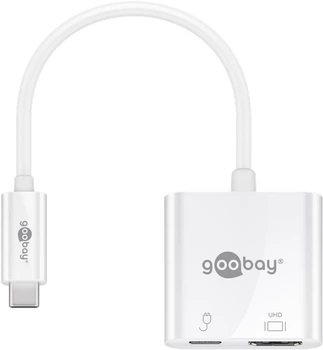 Adapter Goobay USB-C HDMI 4k 60 Hz Biały (4040849621109)