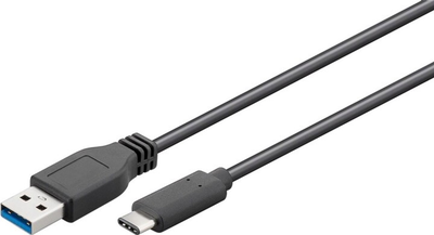 Kabel Goobay Sync & Charge Super Speed USB-C do USB A 3.0 do ładowania Czarny (4040849678905)