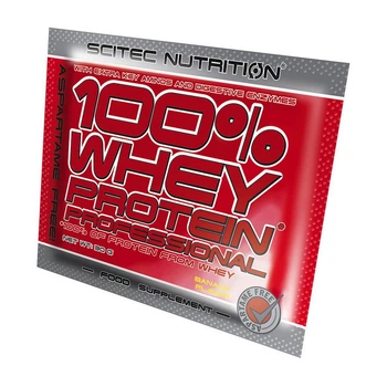 Протеин Scitec Nutrition 100% Whey Protein Professional (30 г, banana)