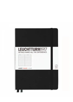 Блокнот Leuchtturm1917 Средний, черный, линия (300612) 4004117258107