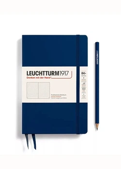 Блокнот Leuchtturm1917, Paperback (B6+), Темно-синий, Точка (368509)