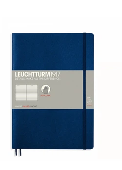 Блокнот Leuchtturm1917 Composition (B5), Мягкая обложка, темно-синий, линия (349300)
