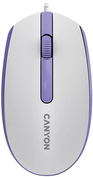 Мышь Canyon M-10 USB White Lavender (CNE-CMS10WL)