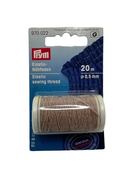 Нитка Prym для шиття еластична (бежева) 20м