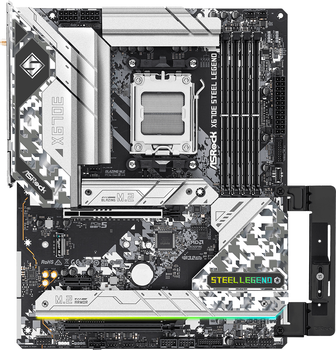 Материнська плата ASRock X670E Steel Legend (sAM5, AMD X670, PCI-Ex16)