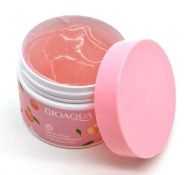 Пілінг для обличчя і тіла Bioaqua Peach Fruit Acid Exfoliating з екстрактом персика 140 г (6941349372646)
