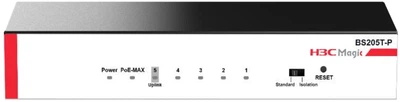 Комутатор H3C Magic BS205T-P Ethernet Switch (5GE+PoE, DC) Overseas Version (EU)