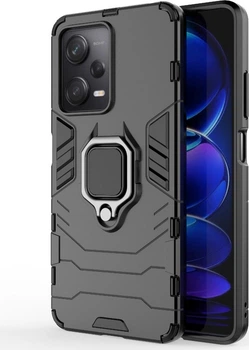 Противоударный чехол Xiaomi Redmi Note 12 Pro 5G (подставка кольцо) Black (34238-2B)