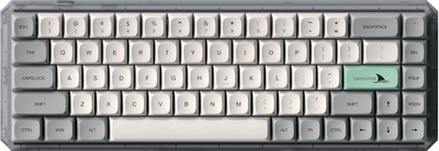 Клавиатура беспроводная Motospeed Darmoshark K5 Gateron Yellow Pro Light Gray (dmk5lgypro)