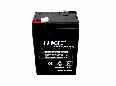 Аккумулятор BATTERY RB 640 6V 4A UKC Черный