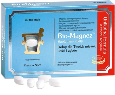 Suplement diety Pharma Nord Bio-Magnez 30 tabletek (5709976231108)