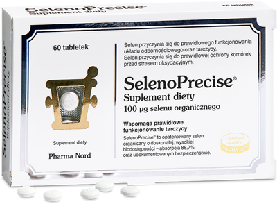 Suplement diety Pharma Nord SelenoPrecise 100 mcg 60 tabletek (5709976023208)