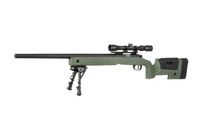 Снайперська гвинтівка Specna Arms M62 SA-S02 Core With Scope and Bipod Olive