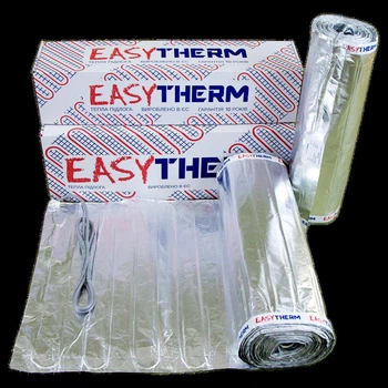 Теплый пол электрический EASYTHERM нагревательный мат фольгированный 3м² 480 Вт 0,5х6м (EMF 3.00)