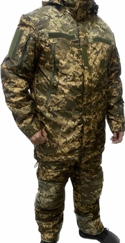 Куртка зимняя утепленная/усиленная тактическая теплая ЗСУ УКР ПИКСЕЛЬ MAX-SV - 8113 XL