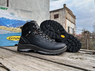 Мужские зимние кожаные термо ботинки Grisport Nero Dakar Trekking Idro 12833D16WT 41 26.5 см черные (11310208)