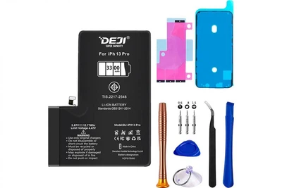 Посилений акумулятор DEJI (3300 mAh) для Apple iPhone 13 Pro + набір інструментів High Copy