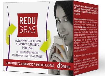 Uspokajająca herbata Deiters Redugras Reduced Infusion 40 saszetek (8430022002508)