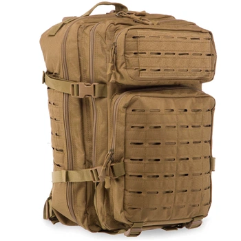 Рюкзак тактичний триденний штурмовий 34 л 50x29x23 см нейлон Oxford 600D Zelart хакі TY-8819