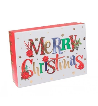 Новорічна подарункова коробка "Merry Christmas", 32,5*23,5*8,5 см
