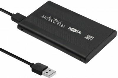 Kieszeń Qoltec USB 2.0 - SATA III do dysku HDD/SSD 2.5'' czarna (5901878518565)