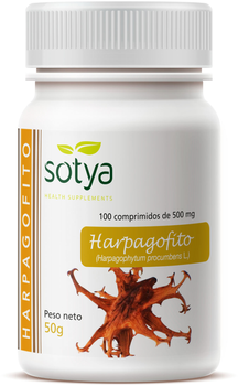 Дієтична добавка Sotya Harpagofito 500 мг 100 таблеток (8427483015055)