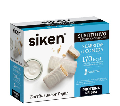 Батончики Siken йогуртові 8 шт (8424657109374)