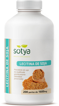 Suplement diety Sotya Lecitina 1600 mg 200 pereł (8427483009801)