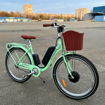 Велосипед с Е-комплектом 26" Cross Sorento 48В 500Вт 10 Ah/Led дисплей SV900 (велокомп'ютер)