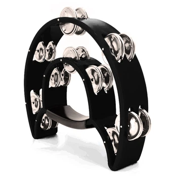 Тамбурин MAXTONE 818 BK Dual Power Tambourine (Black)