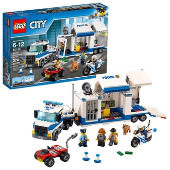 Конструктор LEGO City Police Mobile Command Center Truck Toy 374 деталі (60139) (5702015865265)