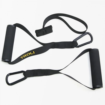 Неопреновые Ручки для Эспандера 2шт пара Troli Pull Neopren с D-карабинами и стопором